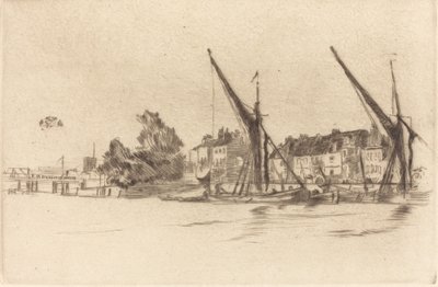 Lindsey Houses, 1877. od James Abbott McNeill Whistler