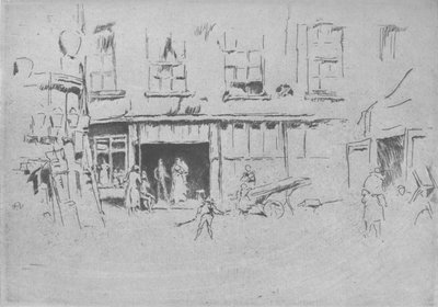 Malý dvůr, c1881, 1904 od James Abbott McNeill Whistler
