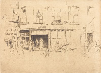 Malý dvůr, c. 18801881. od James Abbott McNeill Whistler
