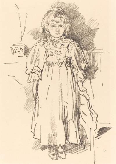Malá Evelyn, 1896. od James Abbott McNeill Whistler