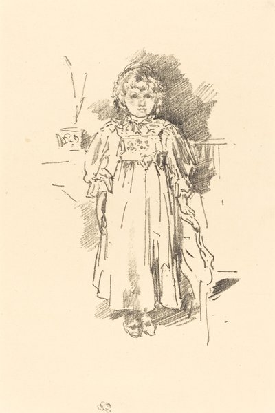 Malá Evelyn, 1896. od James Abbott McNeill Whistler