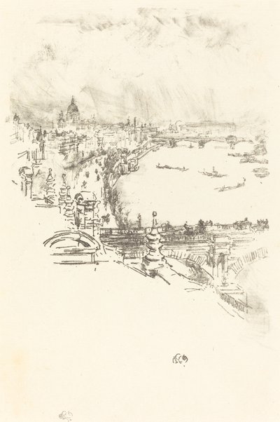 Malý Londýn, 1896. od James Abbott McNeill Whistler