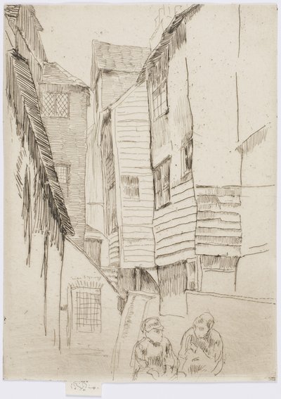 Little Smithfield, kolem roku 1877 (lept na papíře) od James Abbott McNeill Whistler