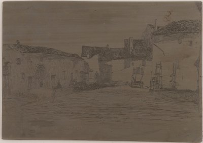 Liverdun. Jeden z dvanácti leptů z přírody, 1858. od James Abbott McNeill Whistler