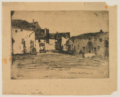 Liverdun aus Zwölf Radierungen aus der Natur od James Abbott McNeill Whistler