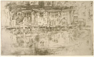 Long House, Barvírna, Amsterdam, 1889 od James Abbott McNeill Whistler