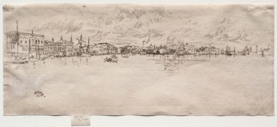 Dlouhé Benátky. od James Abbott McNeill Whistler