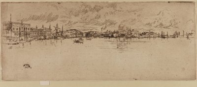 Dlouhé Benátky, 1879-1880. od James Abbott McNeill Whistler
