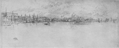 Dlouhé Benátky, c1880, 1904 od James Abbott McNeill Whistler