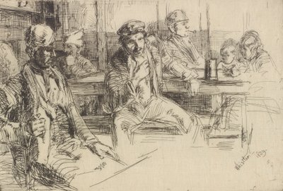 Longshore men, 1859. od James Abbott McNeill Whistler