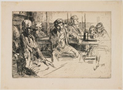 Přístavní dělníci od James Abbott McNeill Whistler