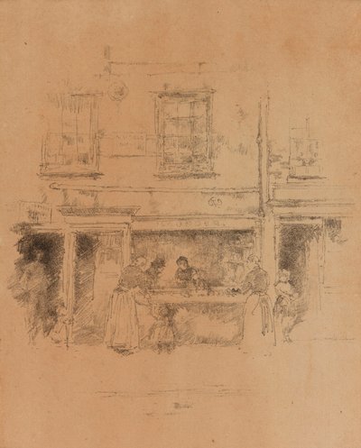 Maunderův obchod s rybami od James Abbott McNeill Whistler