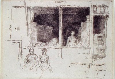 Obchod s melouny, Houndsditch od James Abbott McNeill Whistler