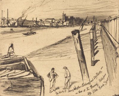 Millbank, 1861. od James Abbott McNeill Whistler