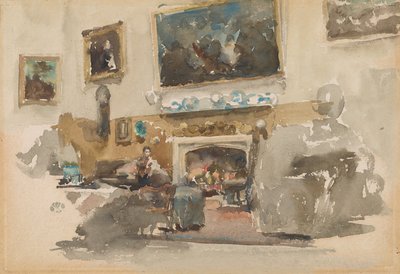 Moreby Hall, 1882-1884. od James Abbott McNeill Whistler