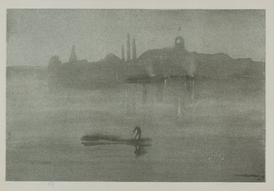 Nokturno, 1878, vydáno 1887 od James Abbott McNeill Whistler