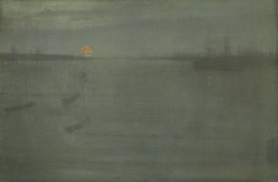 Nokturno: Modrá a zlatá, Southampton Water od James Abbott McNeill Whistler