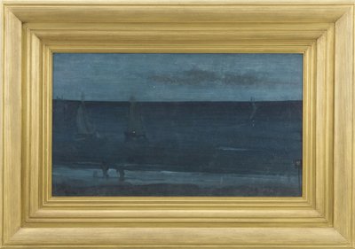 Nokturno: Modrá a stříbrná - Bognor, 1871-76 od James Abbott McNeill Whistler