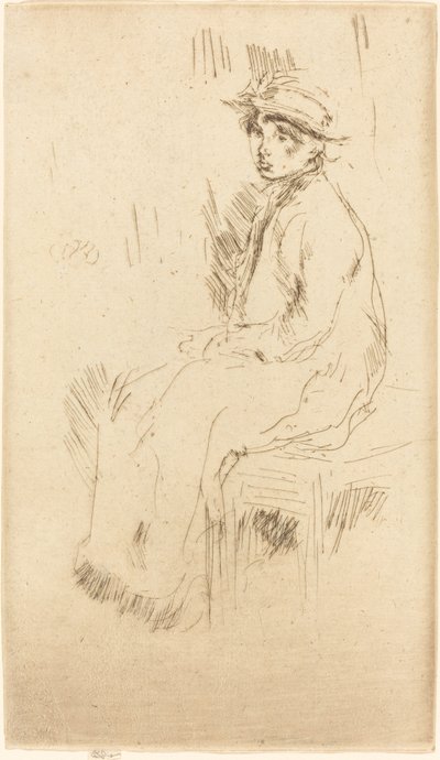 Nora Quinnová. od James Abbott McNeill Whistler