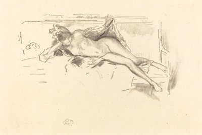 Nahá modelka, ležící, 1893. od James Abbott McNeill Whistler