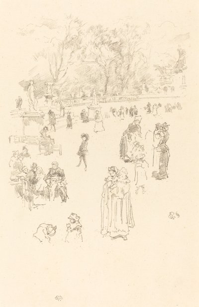 Nursemaids: The Maids of Luxembourg, 1894. od James Abbott McNeill Whistler