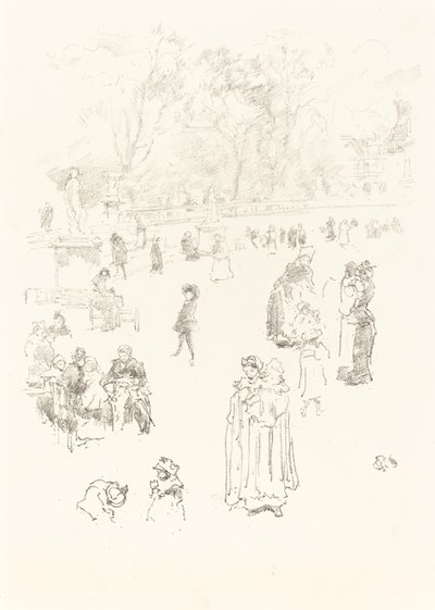 Nursemaids: The Maids of Luxembourg, 1894. od James Abbott McNeill Whistler