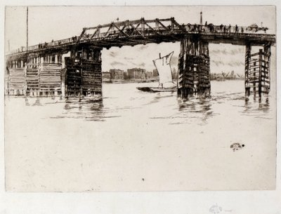 Starý most Battersea od James Abbott McNeill Whistler