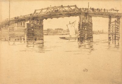Starý most Battersea, 1879. od James Abbott McNeill Whistler
