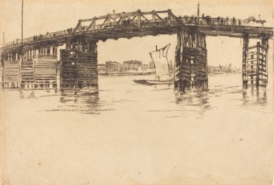 Starý most Battersea, 1879. od James Abbott McNeill Whistler