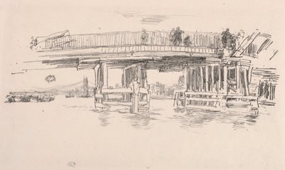 Starý most Battersea, 1879. od James Abbott McNeill Whistler