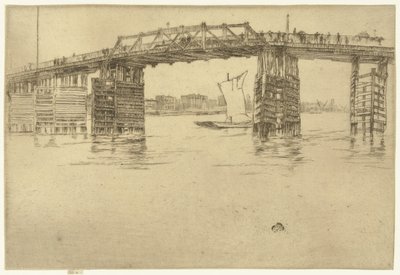 Starý most Battersea od James Abbott McNeill Whistler