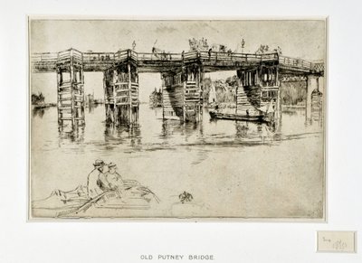 Starý most Putney od James Abbott McNeill Whistler