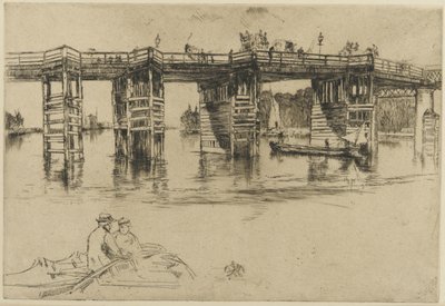 Starý most Putney od James Abbott McNeill Whistler