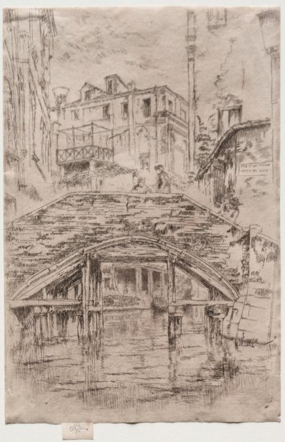 Piovanův most, 1886. od James Abbott McNeill Whistler