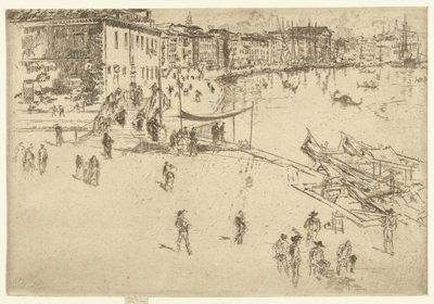 Riva del Sciavoni Riva, nr. 2 Sada dvaceti šesti leptů (název série) od James Abbott McNeill Whistler