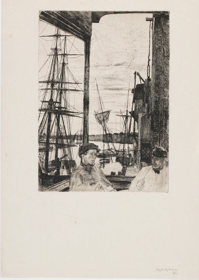 Rotherhithe, 1860. od James Abbott McNeill Whistler