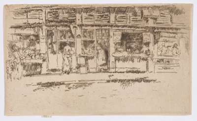 Rue de la Rochefoucault od James Abbott McNeill Whistler