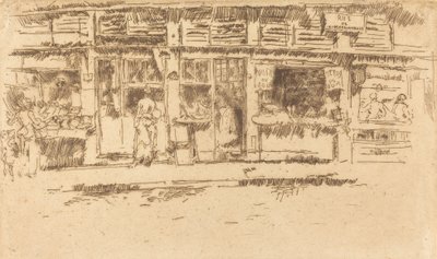 Rue de la Rochefoucault, 1893. od James Abbott McNeill Whistler