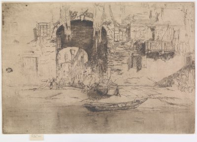 San Biagio, 1879-1880. od James Abbott McNeill Whistler