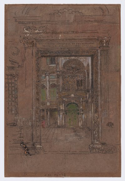 Svatý Jan Apoštol a Evangelistae od James Abbott McNeill Whistler