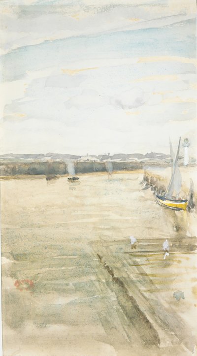 Scéna na Mersey. od James Abbott McNeill Whistler