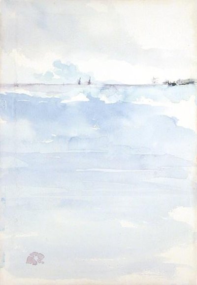 Přímořská krajina (akvarel na papíře) od James Abbott McNeill Whistler