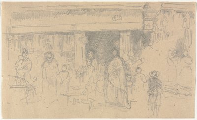 Obchody v Chesteru. od James Abbott McNeill Whistler