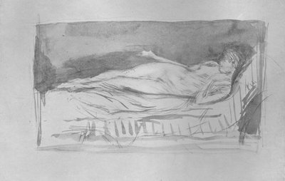 Sketch of a Girl, Nude, c1878, 1904 od James Abbott McNeill Whistler
