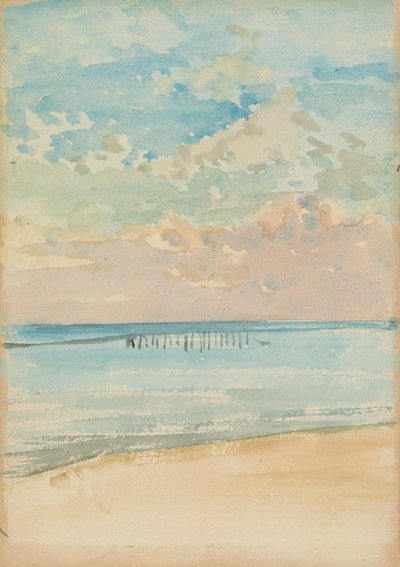 Southend - Západ slunce, 1882-1884. od James Abbott McNeill Whistler