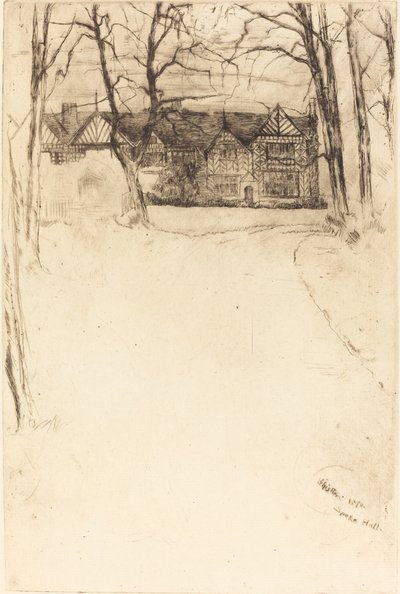 Speke Hall, č. 1, 1870. od James Abbott McNeill Whistler