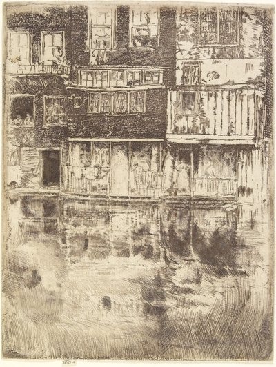 Square House, Amsterdam, 1889 od James Abbott McNeill Whistler