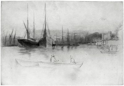 Parníky z věže, 1875 1904. od James Abbott McNeill Whistler
