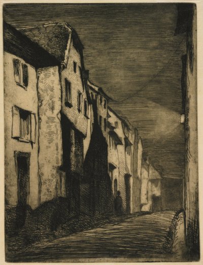 Ulice v Saverne od James Abbott McNeill Whistler