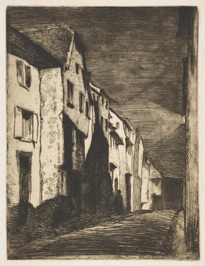 Ulice v Saverne, 1858. od James Abbott McNeill Whistler
